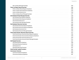 Get Lot Status Message Examples
262
Fetch Lot Status Result Overview
268
Fetch Lot Status Result Request Guidelines
269
Fetch