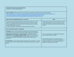 Description of Classroom and Student Population:  
Lesson Plan for: Tenth and Eleventh grade. 
Copies and Materials: Slides,