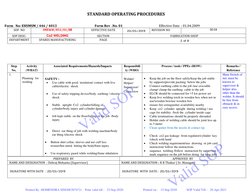 CO2 Welding Standard Operating Procedure | PDF | Welding | Construction
