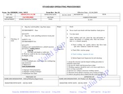CO2 Welding Standard Operating Procedure | PDF | Welding | Construction