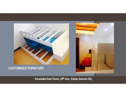 Escalades East Tower, 20th Ave., Cubao, Quezon City
CUSTOMIZED FURNITURE
