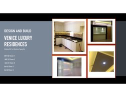 VENICE LUXURY 
RESIDENCES
Mckinley Hill, Fort Bonifacio, Taguig City
UNIT 14B Tower D
UNIT 23F Tower C
Unit 25J Tower D
Unit