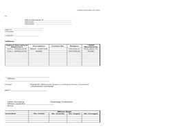 Barangay Family Profiling Form 2023 | PDF | Sanitation | Waste Management