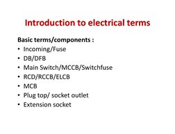 Introduction to electrical terms
Introduction to electrical terms
Introduction to electrical terms
Introduction to electrical
