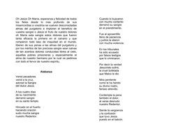 Oh Jesús Oh María, esperanza y felicidad de todos
los  fieles  desde  lo  mas  profundo  de  sus
misericordias a vosotros se