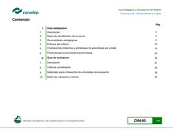 CI 
                Modelo Académico de Calidad para la Competitividad 
CIIN-00 
2/52 
 
Guía Pedagógica y de Evaluación de