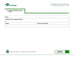 CI 
                Modelo Académico de Calidad para la Competitividad 
CIIN-00 
4/52 
 
Guía Pedagógica y de Evaluación de