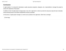 6/24/22, 6:42 AM
Agile Project Management
https://www.tutorialspoint.com/management_concepts/agile_project_management.htm
4/4