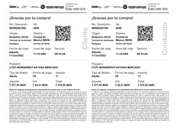 SERVICIO AL
CLIENTE
 (55) 1209 1272
 
 
 
SERVICIO AL
CLIENTE
 (55) 1209 1272
¡Gracias por tu compra!
No. Operación
Nit
0