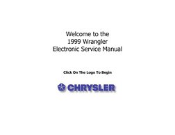 :HOFRPHWRWKH
:UDQJOHU
(OHFWURQLF6HUYLFH0DQXDO
&OLFN2Q7KH/RJR7R%HJLQ
