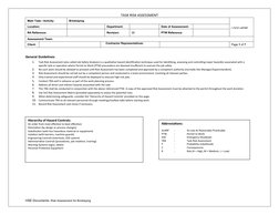 Bricklaying Risk Assessment Guide | PDF | Personal Protective Equipment ...