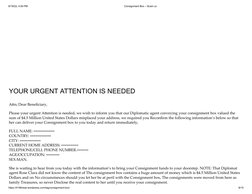 Consignment Box Scam Alert | PDF | Law
