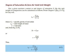 Unit Saturation Soil Saturation and Compaction Equations | PDF | Earth Sciences ...