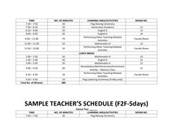 Sample Program Deped Sample DepEd Class Program Schedule | PDF | Schools | Educational ...