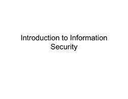Information Security Presentation Overview | PDF | Computer Security ...