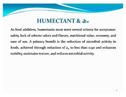 Humectants Definition Simple Understanding Humectants in Food | PDF | Cooking, Food & Wine
