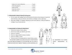 CHI KUNG DE LOS 7 LOTOS 
4 
 
 - chakra en el centro del pecho ......................... 7 veces 
 - chakra de garganta .