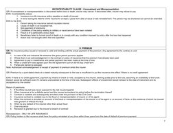 INCONTESTABILITY CLAUSE : Concealment and Misrepresentation
GR: If concealment or misrepresentation is discovered before loss