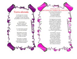 Tierra añorada             
La tierra que me vio nacer
yo la extraño y la rec