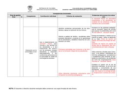 REPÚBLICA DE COLOMBIA
MINISTERIO DE EDUCACIÓN NACIONAL
EVALUACIÓN ANUAL DE DESEMPEÑO LABORAL
DOCENTES Y DIRECTIVOS DOCEN