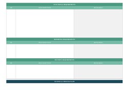 Technical Requirements Document Template | PDF