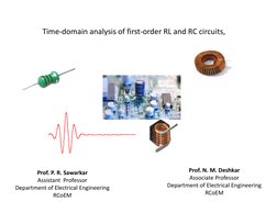 Time-Domain Analysis of RL and RC Circuits | PDF | Electrical Network ...