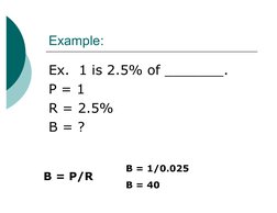 Percentage Rate and Base Worksheets | PDF | Percentage | Teaching ...