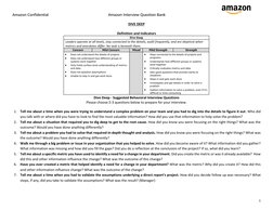 Amazon Interview Question Bank Guide | PDF | Risk | Leadership