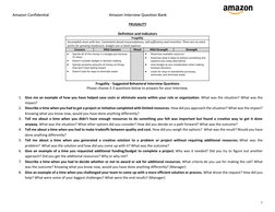 Amazon Interview Question Bank Guide | PDF | Risk | Leadership
