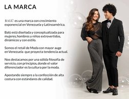 LA MARCA
                es una marca con crecimiento
exponencial en Venezuela y Latinoamérica.
Balú está diseñada y conceptu