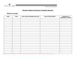 Breakage Sheet.pdf Breakage Report Form | PDF | Business