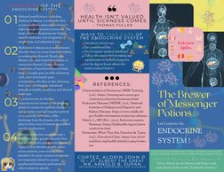 The Brewer
of Messenger
Potions
H E A L T H  I S N ' T  V A L U E D
U N T I L  S I C K N E S S  C O M E S

 -  T H O M A S  F