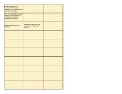 Evalúa y comunica el 
funcionamiento y los 
impactos de su alternativa de 
solución tecnológica
Vive su sexualidad de manera