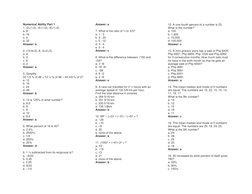 Numerical Ability Practice Questions | PDF