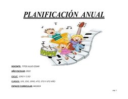 pág. 1
PLANIFICACIÓN
 
    ANUAL
 
 
DOCENTE: TITOS JULIO CESAR
AÑO
 
   ESCOLAR
 
 : 2022
CICLO
 
 :   1ERO Y 2 DO
CURSOS: 1