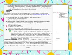 Material elaborado por: Prees Materiales 2022 
• Con el material recolectado y otro que previmante tendre preparado les c