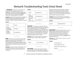 Network Troubleshooting Commands Guide | PDF | Computer Data | Cyberspace