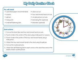 My Daily Routine Clock Craft | PDF | Home & Garden