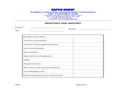 RAPCO GROUP
Trading, Contracting, and Industrial Constructions
EPC CONSTRUCTOR
P.O. BOX: 759, RAS TANURA 31941 – KSA
TEL. NO.