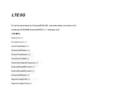 Ericsson CLI Commands for LTE/5G | PDF | Telecommunications | Software