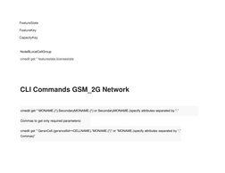 Ericsson CLI Commands for LTE/5G | PDF | Telecommunications | Software