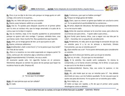 10 
OBRA: BURLESQUE 
AUTOR: Textos Adaptados de José Gabriel Núñez y Aquiles Nazoa 
“Lo que el alma hace por su cuerp