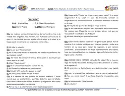 6 
OBRA: BURLESQUE 
AUTOR: Textos Adaptados de José Gabriel Núñez y Aquiles Nazoa 
“Lo que el alma hace por su cuerpo