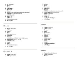 
APN: diginet 
 
Proxy: 
 
Port: 
 
Username: 
 
Password: 
 
Server: 
 
MMSC: http://mms.digi.com.my/servlets/mms 

