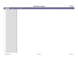 Ip Plan Format IP Address Management Workbook Template | PDF | Ip Address | Network ...