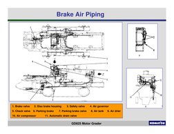 Gd825 Rear Wheel GD825A-2 Brake System Overview | PDF | Valve | Brake