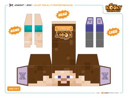 Steve Minecraft Pdf Printable Minecraft Steve Papercraft | PDF