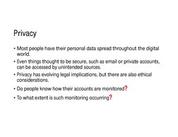 Legal and Ethical Issues in ICT | PDF | Internet | Privacy