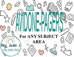 For ANY SUBJECT 
AREA
