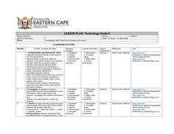 Grade 9 Technology Term 2 Lesson Plans | PDF